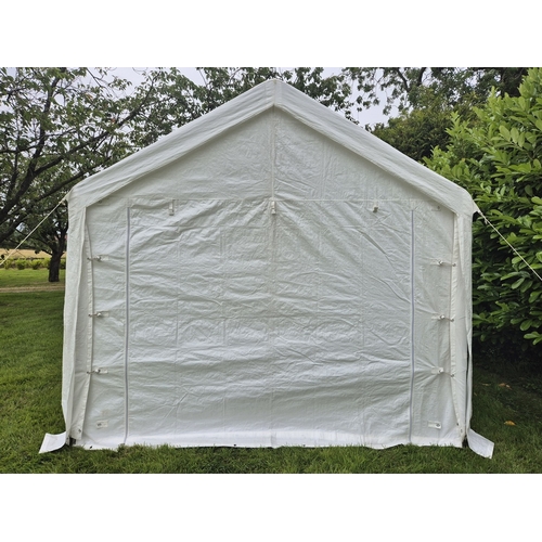 1404 - A superior quality party tent/marquee, 3m x 4m with 5 waterproof sheets (4 sides & top). 4cm diamete... 