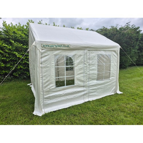 1404 - A superior quality party tent/marquee, 3m x 4m with 5 waterproof sheets (4 sides & top). 4cm diamete... 