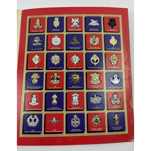 1267 - The Great British Regiments, vintage collectors folder from Texaco - complete. Displaying 30 replica... 