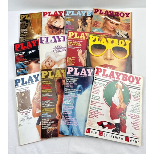 1 - Complete year set 1982 - 12 issues of Playboy; Entertainment for Men adult magazine from January - D... 