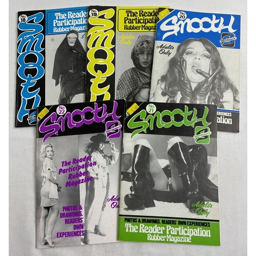 280 - 5 early consecutive issues of Smooth, smaller sized specialist rubber fetish magazine from Swish! Pu... 