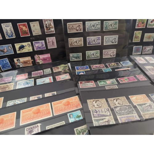 80 - 27 collectors sleeves of world stamps, both franked and unfranked. To include examples from Poland, ... 