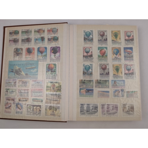 83 - A Leopold Koch tan coloured stamp album containing collectors stamps, panes and blocks from around t... 