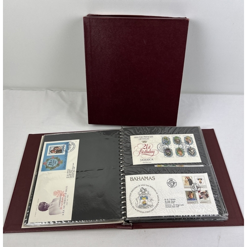 89 - A presentation folder of HRH The Princess Of Wales First Day Covers, celebrating the 21st Birthday o... 