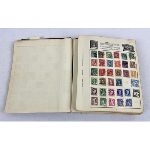 94 - An early 1950's Errimar Amherst stamp album of world stamps to include from sovereign heads Victoria... 