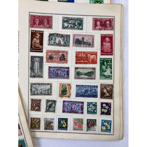 94 - An early 1950's Errimar Amherst stamp album of world stamps to include from sovereign heads Victoria... 