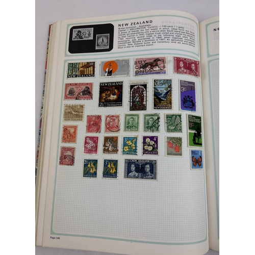 75 - A collection of assorted vintage stamp stock books, loose stamp album pages, loose stamps & stamped ... 