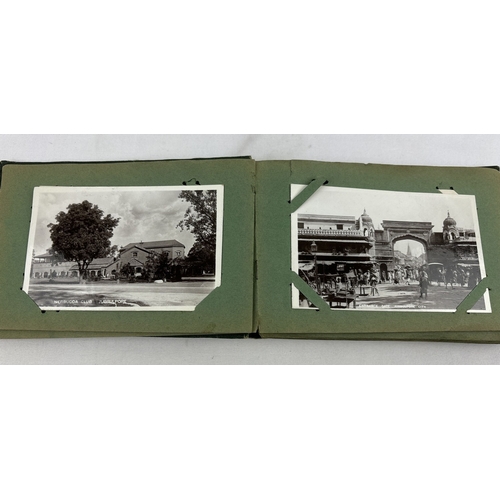 266 - 60+ early 20th century postcards of India and Cairo, some in a small postcard album. To include post... 