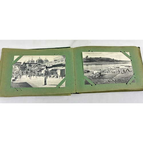 266 - 60+ early 20th century postcards of India and Cairo, some in a small postcard album. To include post... 