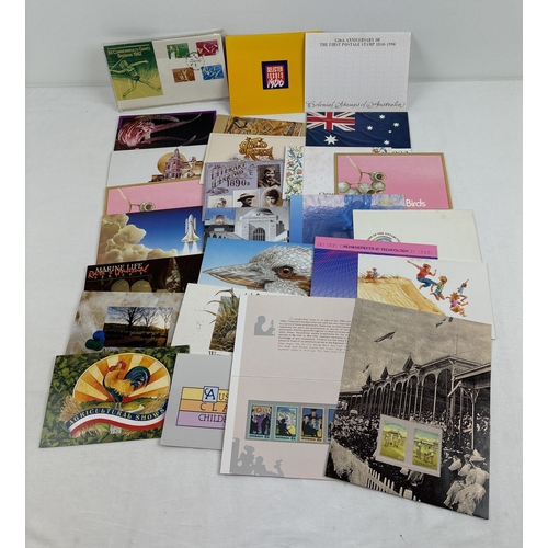 79 - 25 assorted Australia Post mint stamp presentation packs from the 1980's & early 90's together with ... 