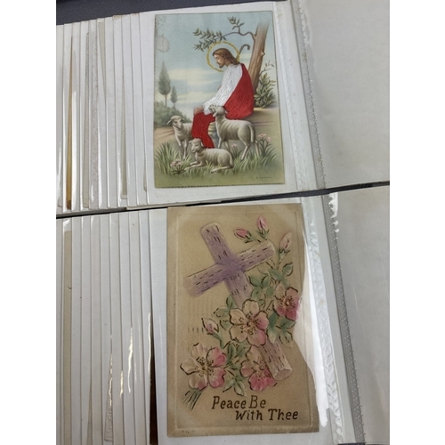 238 - An album containing 100 assorted Victorian & Edwardian Easter & Birthday greetings cards.