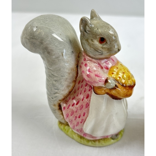 1248 - 2 Beswick ceramic Beatrix Potter figures, Jemima Puddleduck and Goody Tiptoes. Together with a 1997 ... 