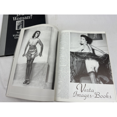 36 - What is a Woman? - hardback erotic black & white photographic book by William M. Graham, together wi... 