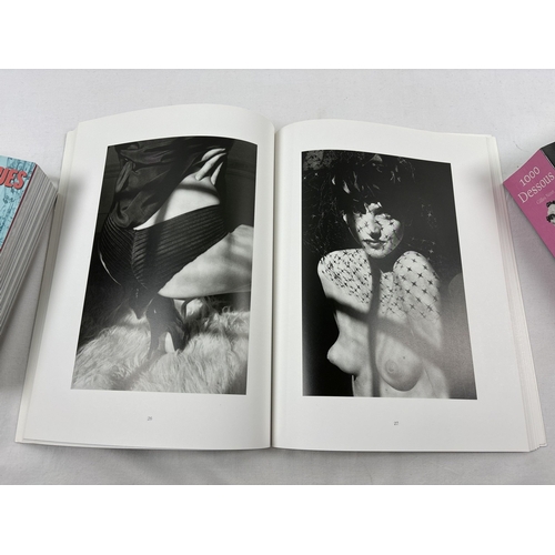 138 - 3 soft cover erotic photographic books from Taschen. Serge Jacques and 1000 Dessous: A History of Li... 