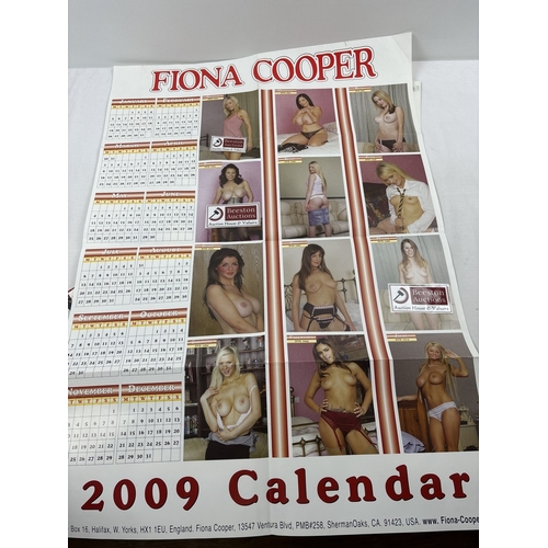 230 - 5 large Fiona Cooper poster calendars together with 3 Master Collection collectors guide catalogues.... 