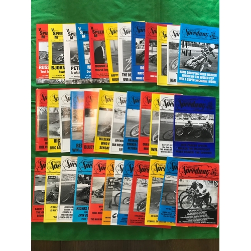 1502 - 36 x editions of Vintage Speedway Magazine