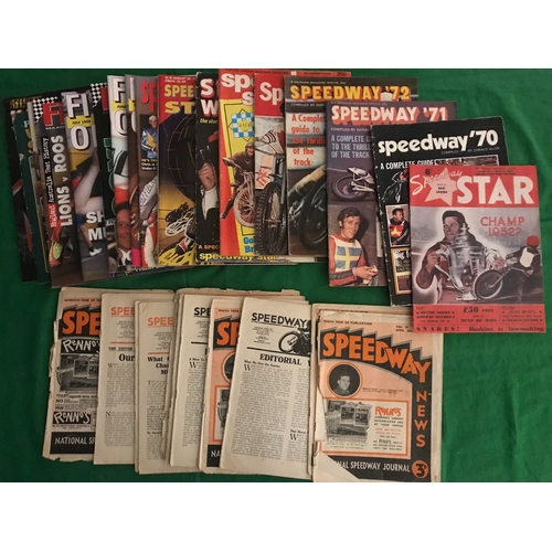 1526 - 29 x speedway magazines and specials 1937 to 2005 including Speedway News and Speedway Star 1978 Gol... 