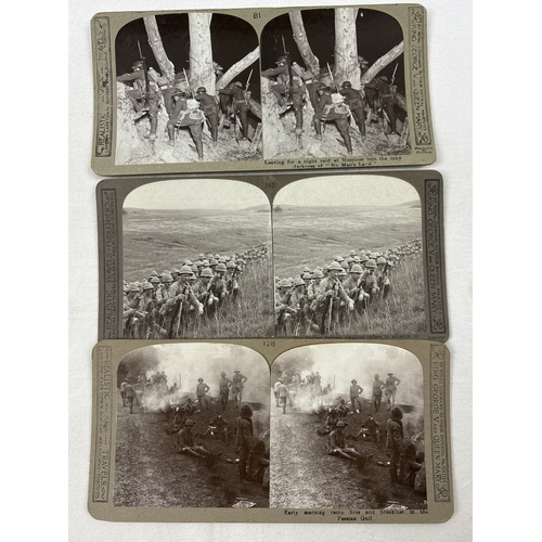 1324 - A collection of 100 WWI stereoscope viewing cards, by Realistic Travels Publishing together with a w... 