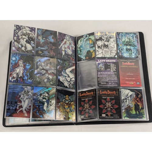 43 - Lady Death Covenant Holofoil trading card set collection by Artbox, 1998. Comprising full base set #... 