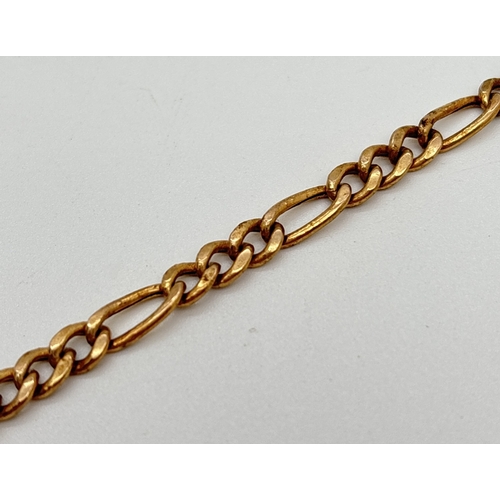 1077 - A 9ct yellow gold 7