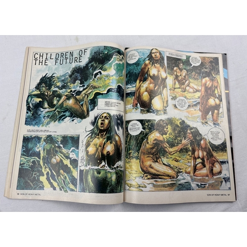 39 - 2 special issues of Heavy Metal, adult illustrated fantasy magazine together with an issue of Epic w... 