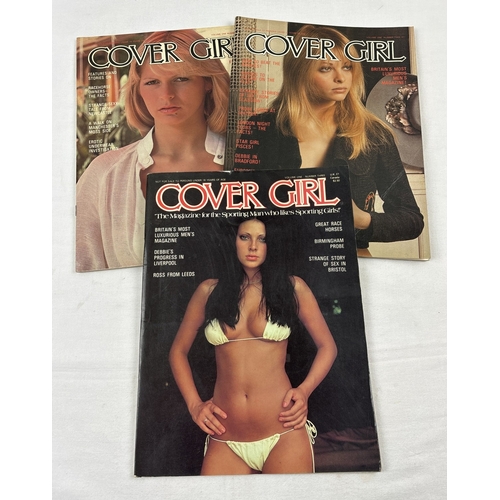 68 - First 3 issues of vintage 1970's adult magazine Cover Girl, volume 1 issues 1 - 3.