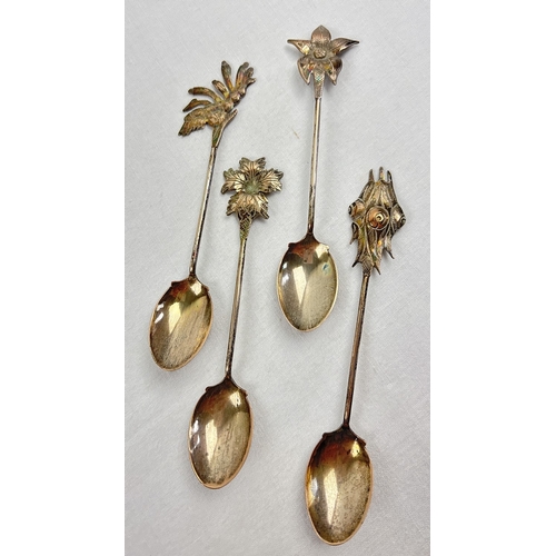 1171 - 12 assorted collectors spoons to include 7 x 1st Kings Royal Rifles South Africa 1900-2 spoons with ... 