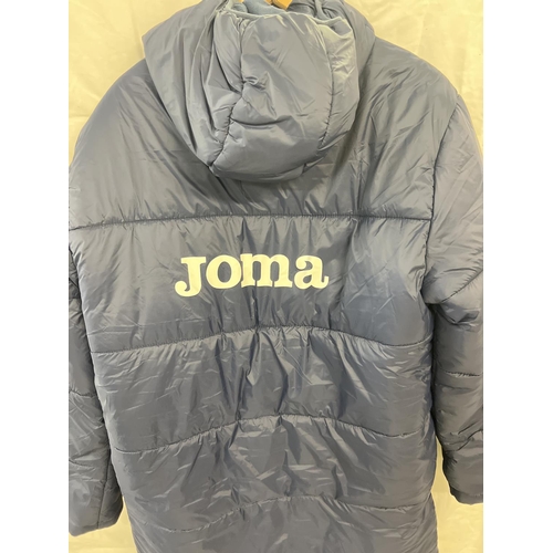 2021 - A Norwich City Football Club, NCFC, Joma staff padded coat with team crest and Lotus logo to front. ... 