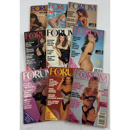 264 - 9 assorted 1980's & 90's issues of Forum: The International Journal of Human Relations, smaller size... 