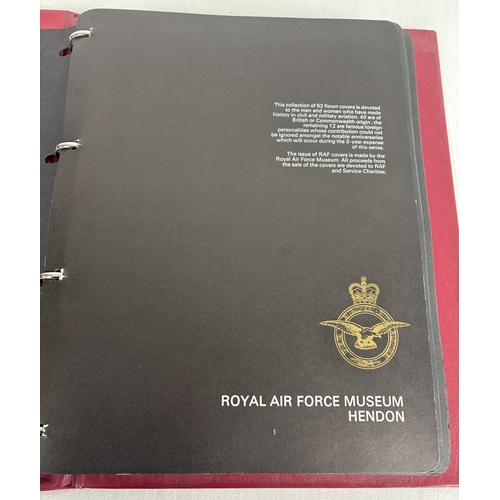 39 - A 1970's album of 52 RAF flown first day covers produced by the Royal Air Force Museum, Hendon. Albu... 