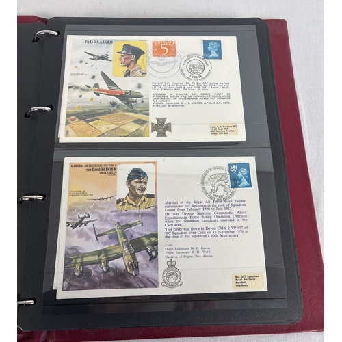 39 - A 1970's album of 52 RAF flown first day covers produced by the Royal Air Force Museum, Hendon. Albu... 