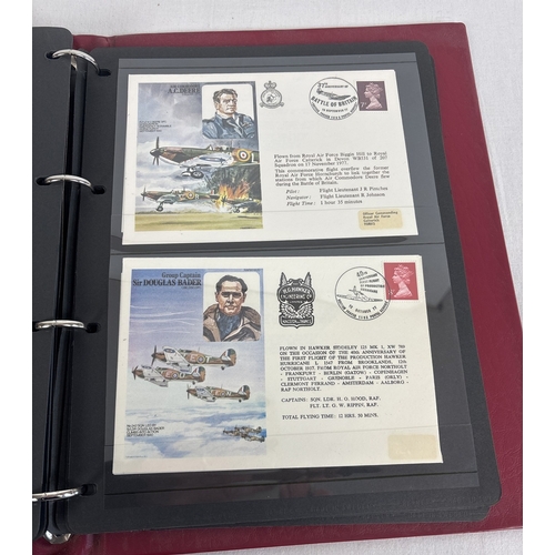 39 - A 1970's album of 52 RAF flown first day covers produced by the Royal Air Force Museum, Hendon. Albu... 