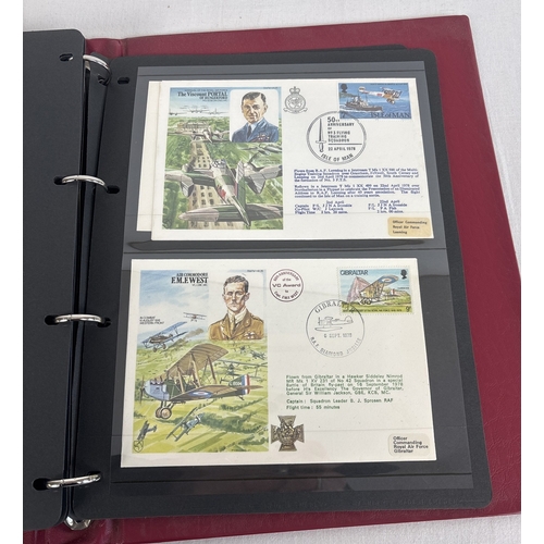 39 - A 1970's album of 52 RAF flown first day covers produced by the Royal Air Force Museum, Hendon. Albu... 