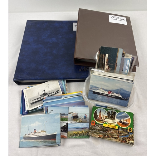 69 - 2 large albums containing 400+ modern bird & wildlife postcards together with a collection of 200+ v... 