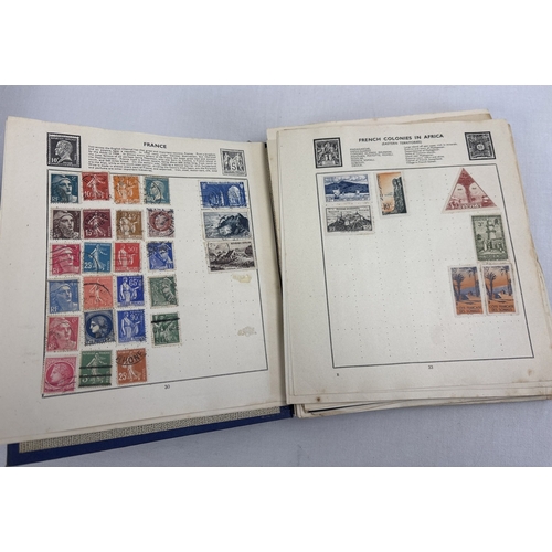 38 - A vintage The Quickchange Illustrated Stamp Album containing British and foreign stamps. To include ... 