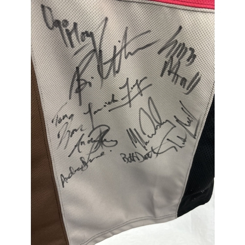 1358 - A signed Kooga NEC Harlequins Rugby Home Shirt, 2003/4 season. Size L, unworn with original tag. Wit... 