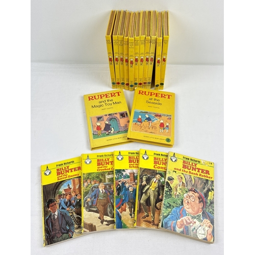 60 - 13 vintage Rupert Bear books from The Little Bear Library, together with 5 x 1960's Billy Bunter boo... 