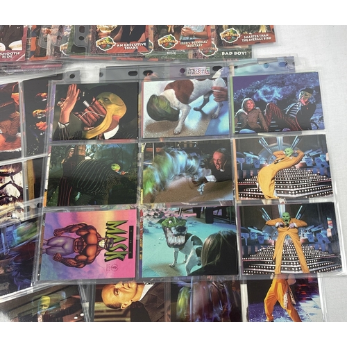 10 - 3 complete sets of trading cards: The Mask by Cardz, 1994 (#1-100), Sliders by Inkworks, 1997 (#1-72... 