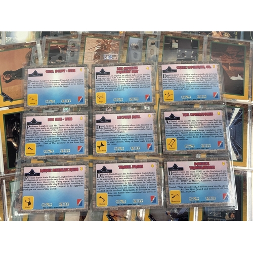 11 - 3 complete base sets of trading cards: Stargate SG-1 Season 1 by Rittenhouse, 2001 (#1-72), Stargate... 