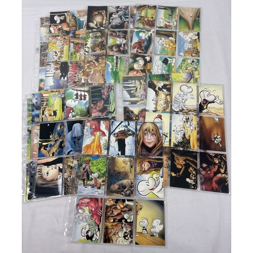 14 - 3 complete base sets of trading cards: Bone by Comics Images, 1994 (#1-90), Toxic Crusaders by Topps... 
