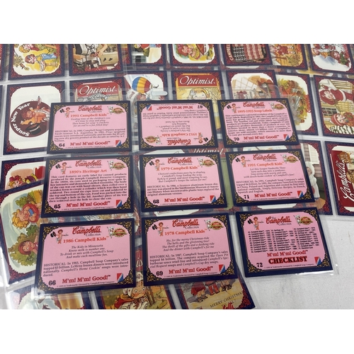 19 - A collection of trading cards to include The Campbell's Collection by Collect-A-Card 1995 complete s... 