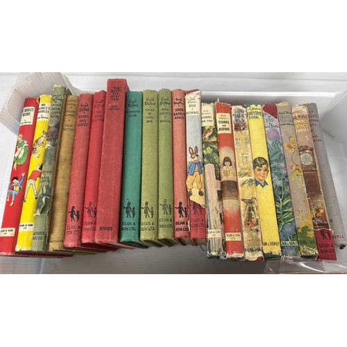 58 - A box of assorted vintage 1960's & 70's hardback children's books, mostly Enid Blyton but also inclu... 