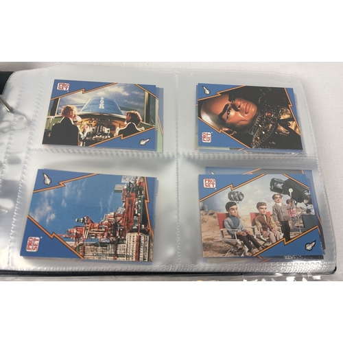 30 - Collection of 3 complete base sets of Gerry Anderson related trading cards: Thunderbirds IR (USA Ver... 