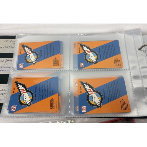 30 - Collection of 3 complete base sets of Gerry Anderson related trading cards: Thunderbirds IR (USA Ver... 