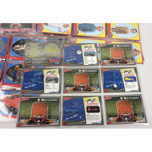 30 - Collection of 3 complete base sets of Gerry Anderson related trading cards: Thunderbirds IR (USA Ver... 
