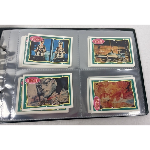 30 - Collection of 3 complete base sets of Gerry Anderson related trading cards: Thunderbirds IR (USA Ver... 