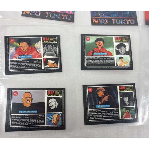 31 - Complete base set of Akira the Movie trading cards (#1-100) by Cornerstone, 1994.