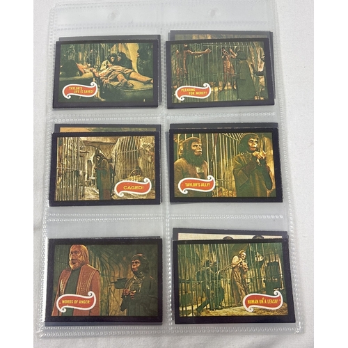 32 - Complete set of Planet of the Apes trading cards (#1-44) by Apjac and A. & B.C., 1968. Printed in UK... 