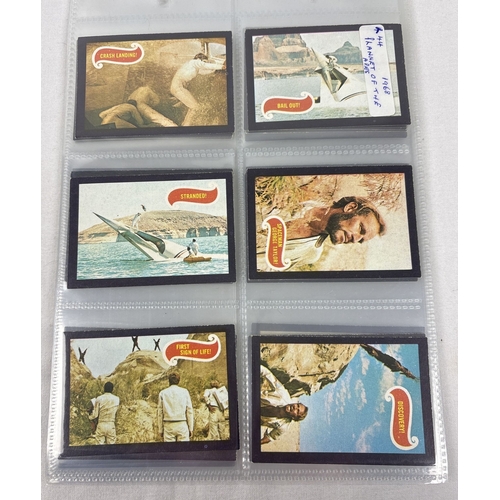 32 - Complete set of Planet of the Apes trading cards (#1-44) by Apjac and A. & B.C., 1968. Printed in UK... 