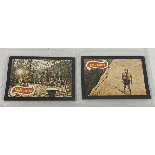 32 - Complete set of Planet of the Apes trading cards (#1-44) by Apjac and A. & B.C., 1968. Printed in UK... 